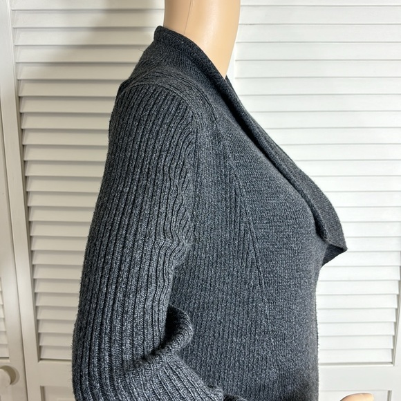 Athleta Style #352993 Sentinel Sweater Moto Wrap Jacket Small - Picture 8 of 13